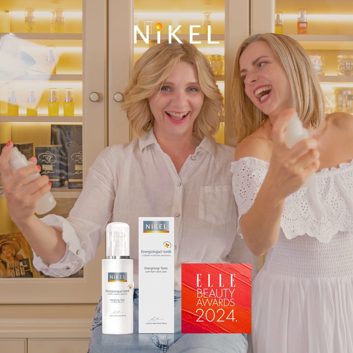 VON DER JURY FÜR DIE INNOVATION DES JAHRES AUSGEWÄHLTER GEWINNER – ELLE BEAUTY AWARDS 2024. ENERGIZING TONIC