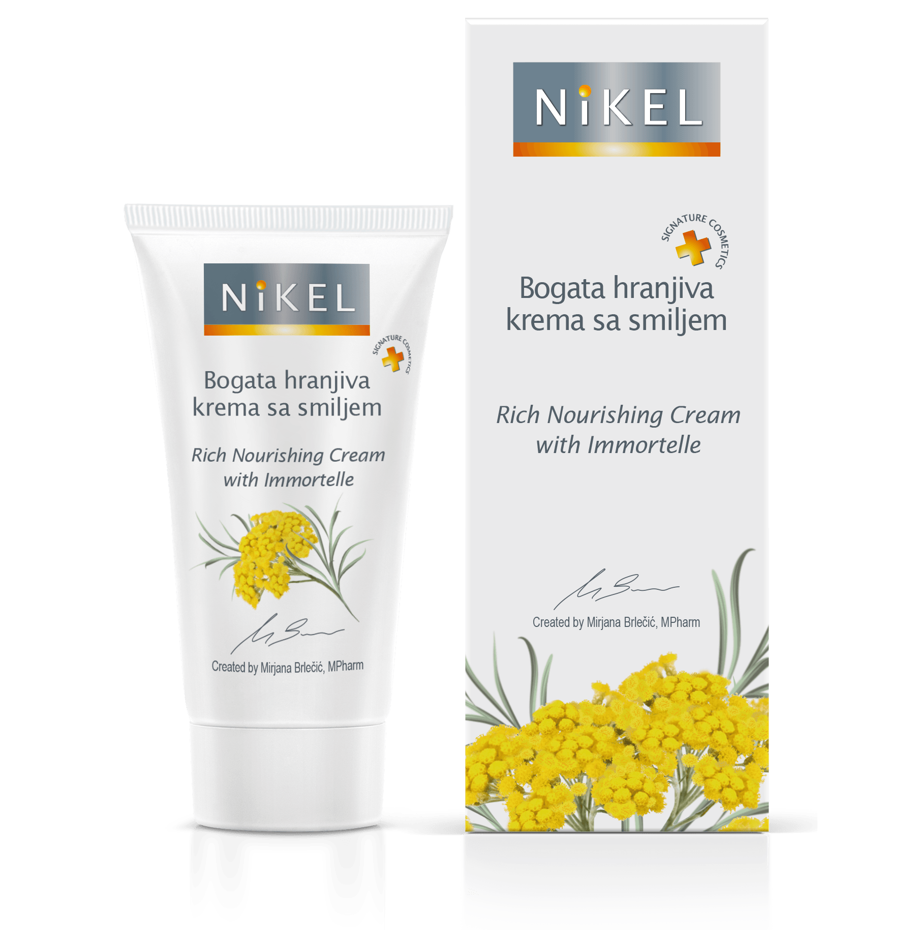 Reichhaltige Pflegecreme mit Immortelle